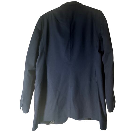 Zara Basic Man Slim Fit Navy Blazer - Size 38 - Picture 2 of 7